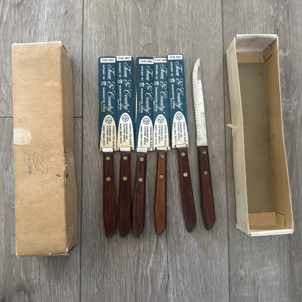 Vintage Town & Country by Washington Forge 6 PC Steak Knife Set